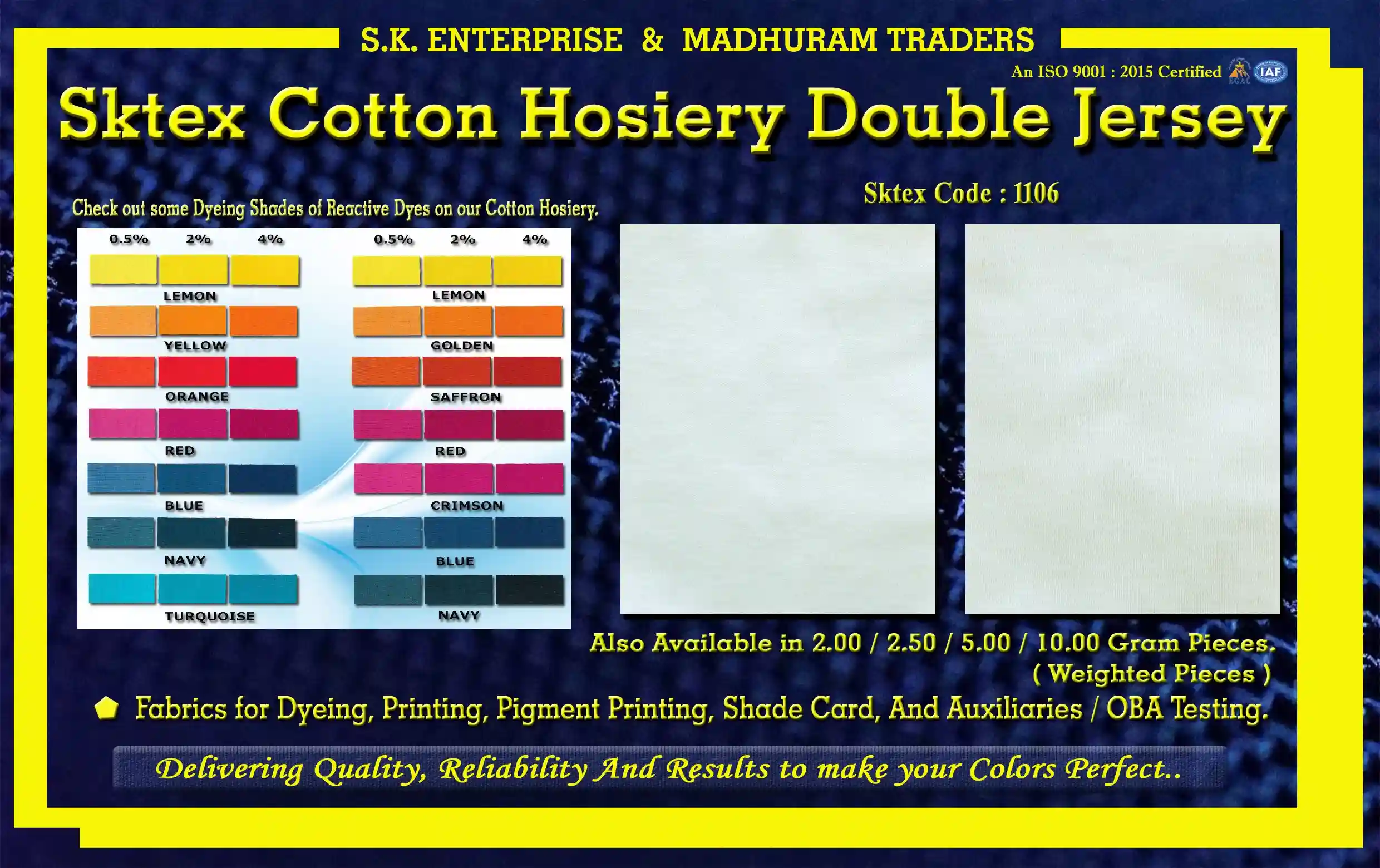 Cotton Hosiery Double Jersey - S.K.Enterprise